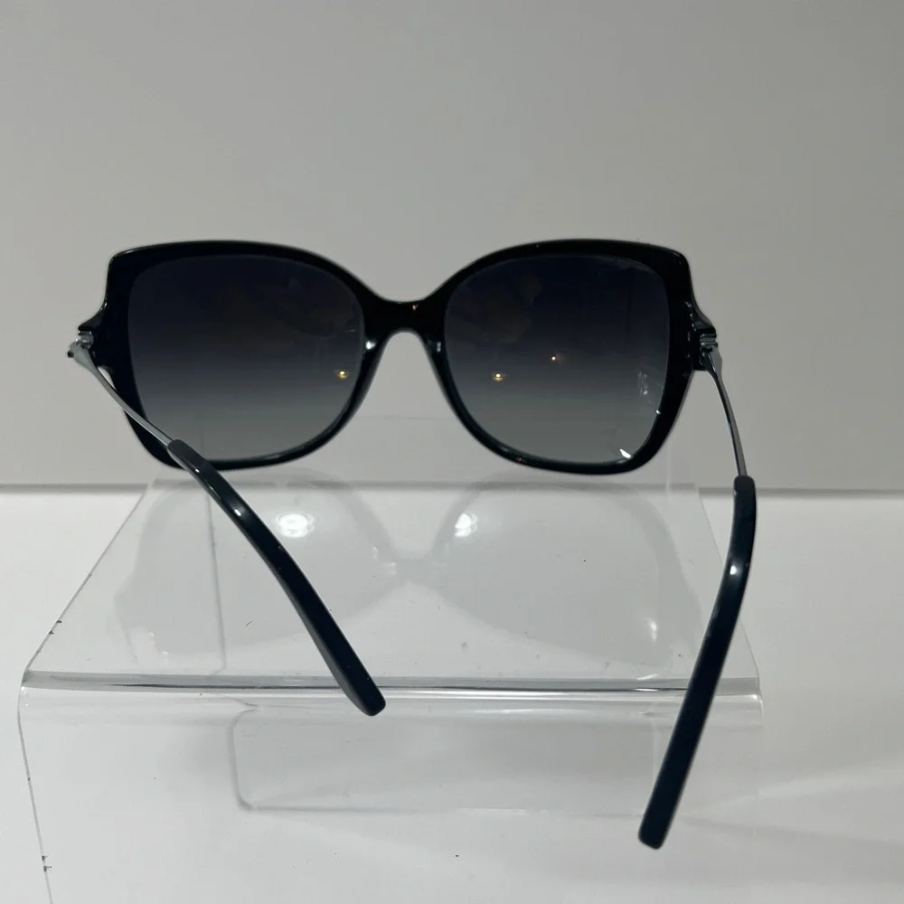 Tory Burch TY7094‎ Black Sunglasses silver logo